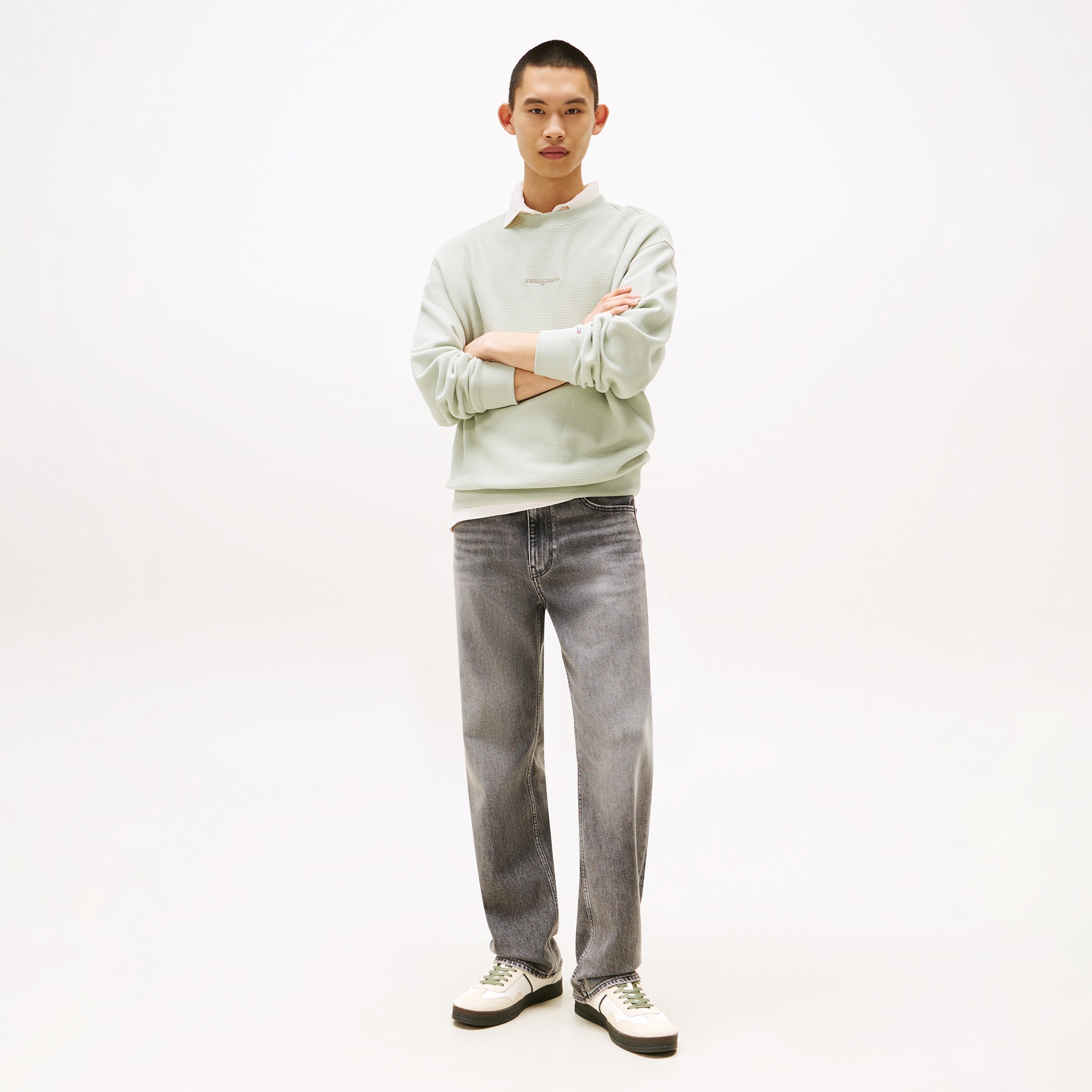 Tommy Hilfiger The Greenwich Leather Erkek Beyaz Sneaker