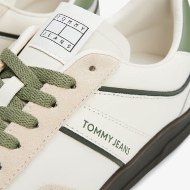  Tommy Hilfiger The Greenwich Leather Erkek Beyaz Sneaker