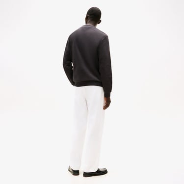  Tommy Hilfiger Essential Intechno Yuvarlak Yaka Erkek Siyah Sweatshirt