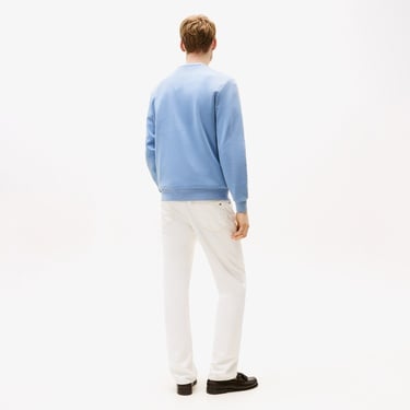  Tommy Hilfiger Essential Intechno Yuvarlak Yaka Erkek Mavi Sweatshirt