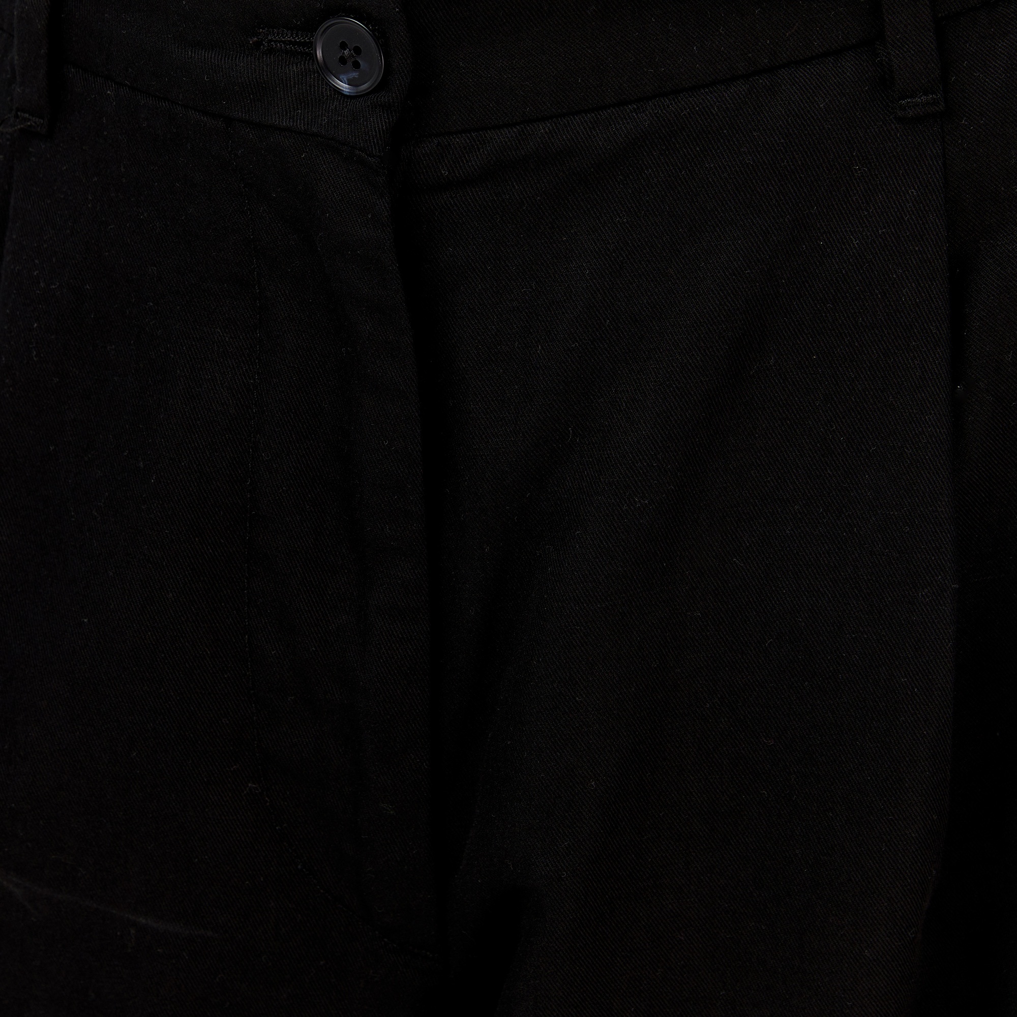 Tommy Hilfiger Tencel Linen Wide Leg Kadın Siyah Pantolon