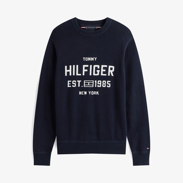 Tommy Hilfiger Athleisure Varsity Erkek Lacivert Kazak