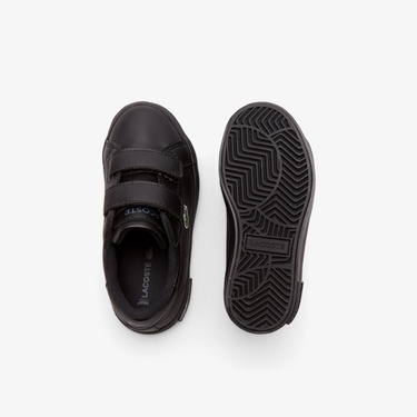  Lacoste Powercourt Çocuk Siyah Sneaker