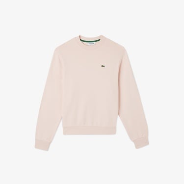  Lacoste Kadın Relaxed Fit Bisiklet Yaka Pembe Sweatshirt