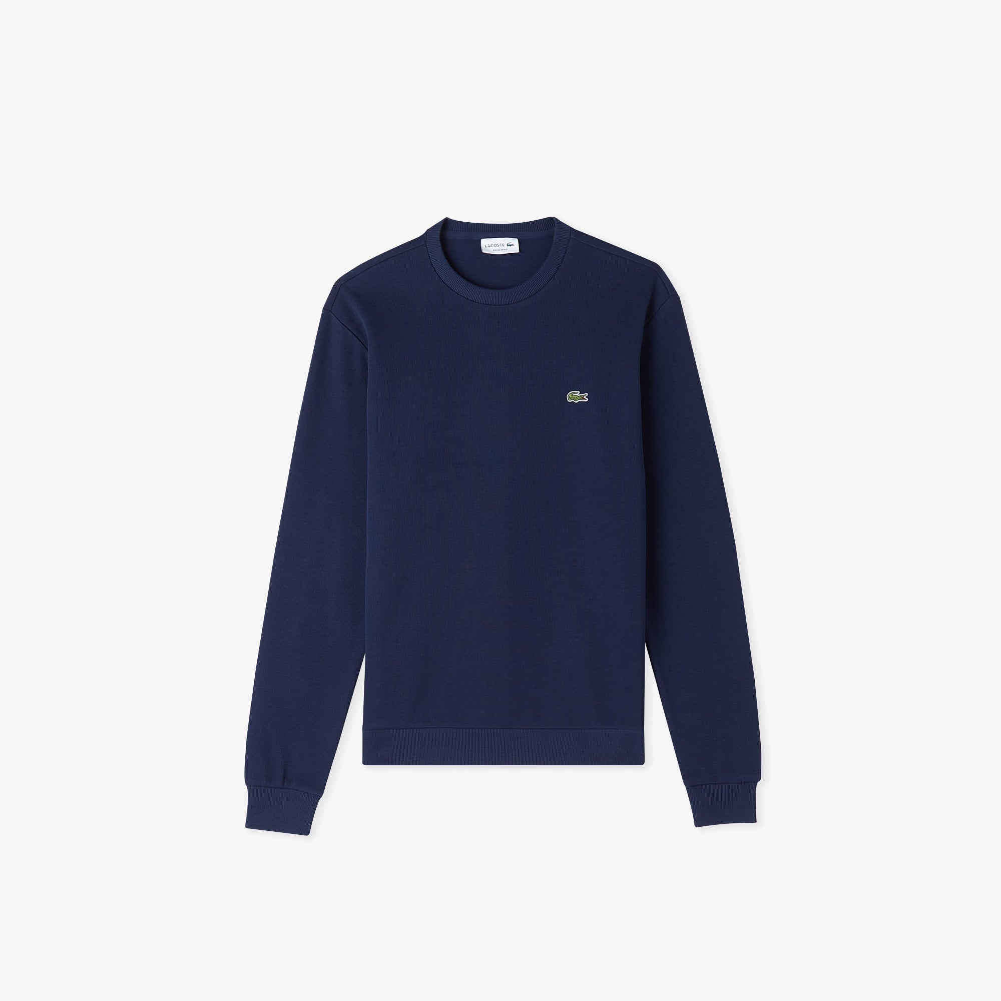 Lacoste Erkek Regular Fit Uzun Kollu Bisiklet Yaka Lacivert T-Shirt