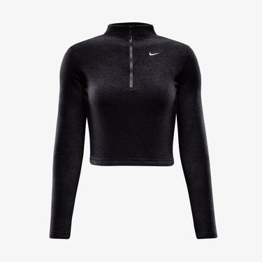  Nike Sportswear Phoenix Plush Kadın Siyah Sweatshirt