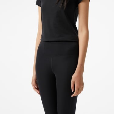  Nike Dri-Fit Fast Crop Kadın Siyah Tayt