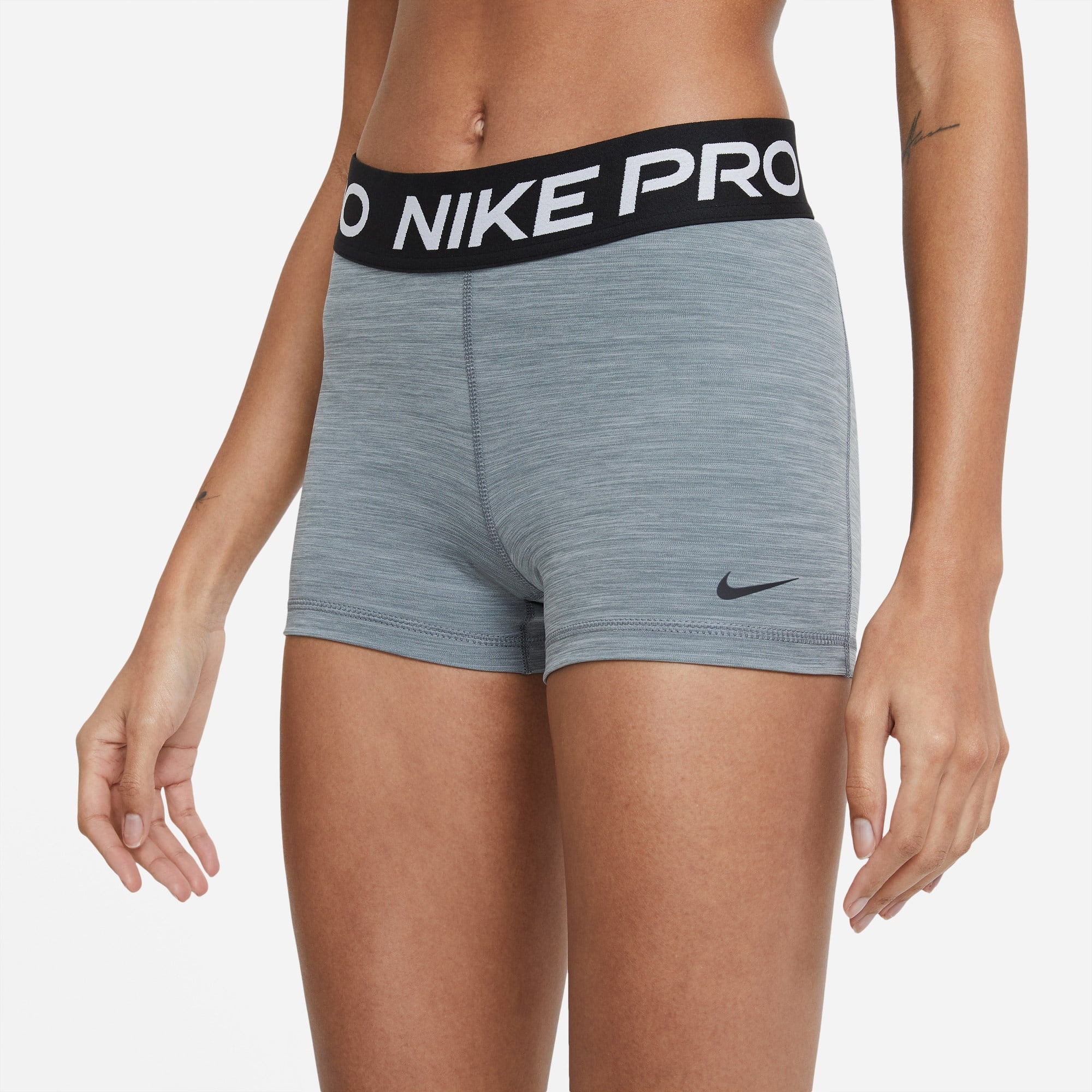 Nike Pro 365 8 cm Kadın Gri Kısa Şort