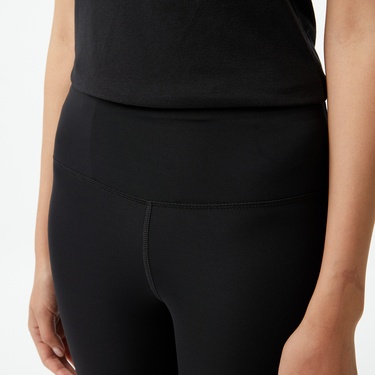  Nike Dri-Fit Fast Crop Kadın Siyah Tayt