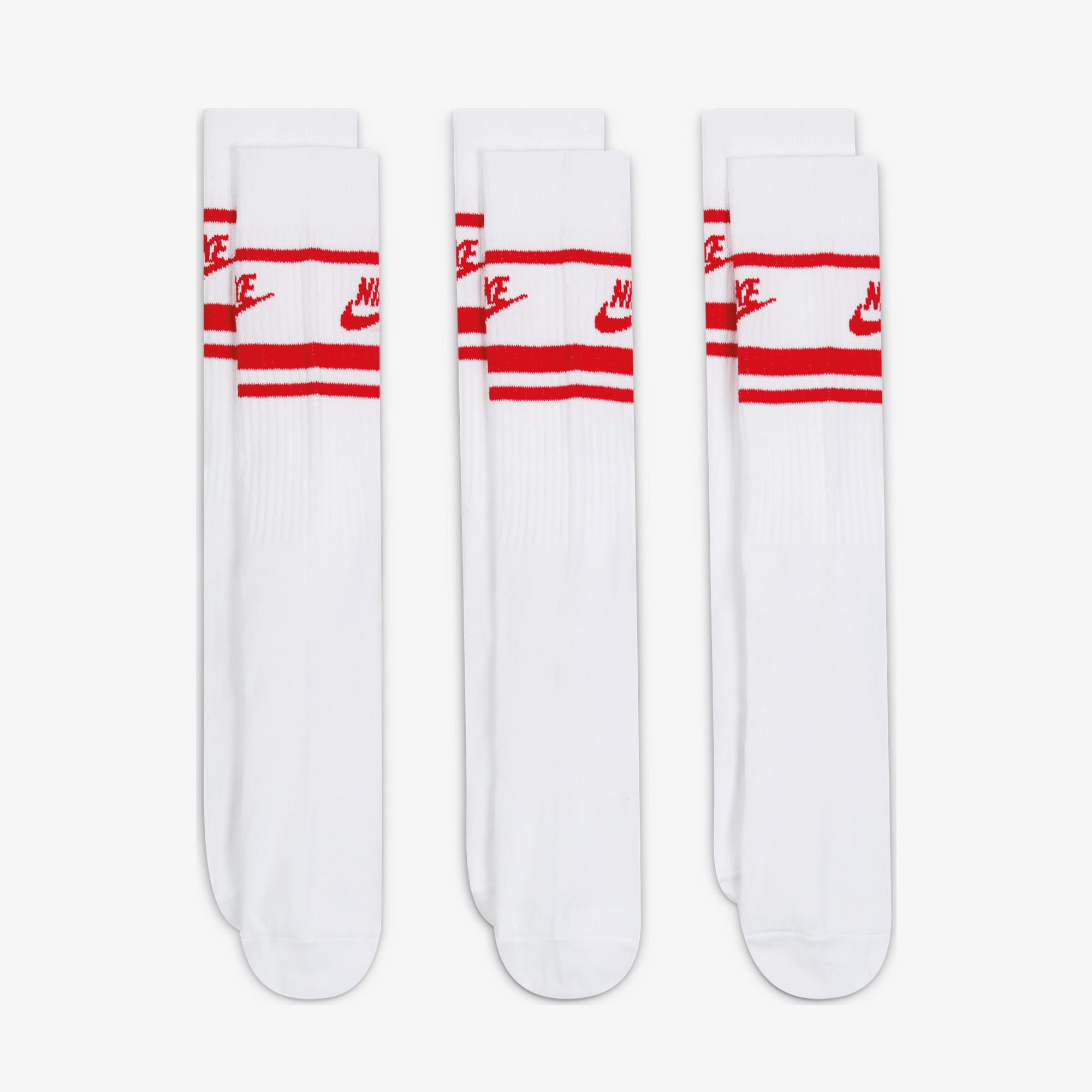 Nike Sportswear Everyday Essential Unisex Beyaz 3'lü Çorap