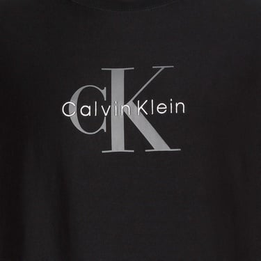  Calvin Klein Premium Terry Monologo Erkek Siyah Sweatshirt