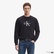 Calvin Klein Premium Terry Monologo Erkek Siyah Sweatshirt