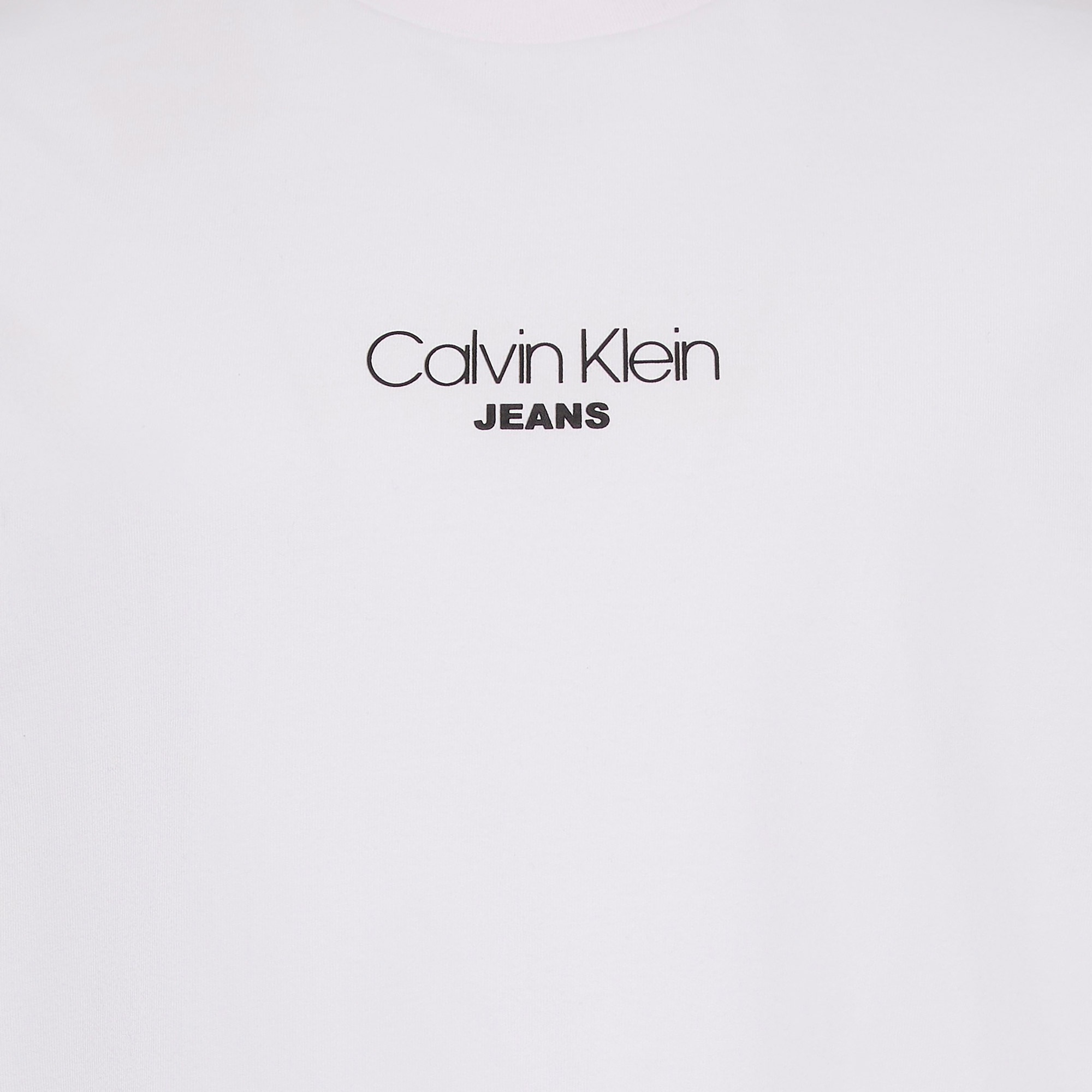 Calvin Klein Relaxed Fit Graphic  Erkek Beyaz T-Shirt