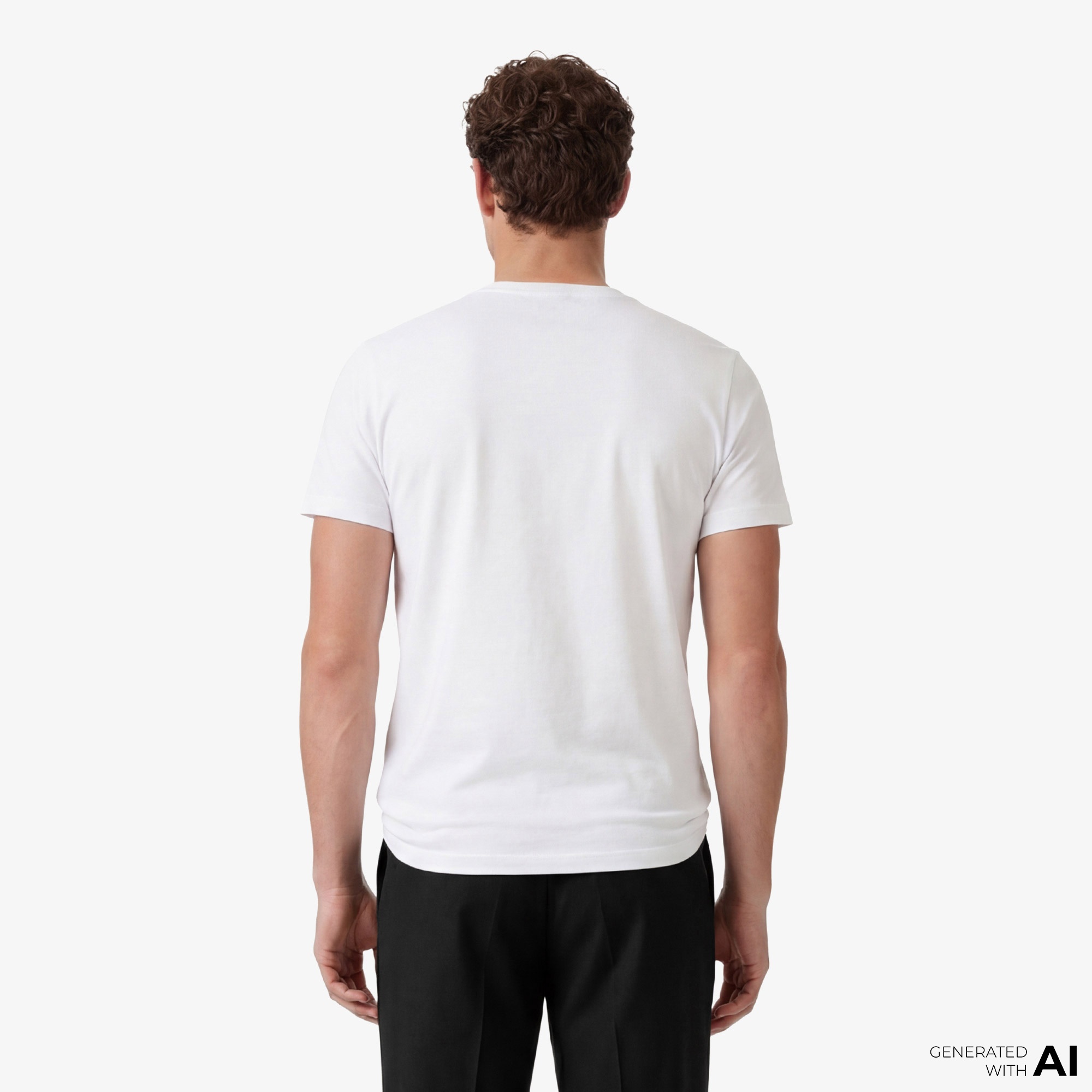 Calvin Klein 30S Word Circle Graphic Erkek Beyaz T-Shirt