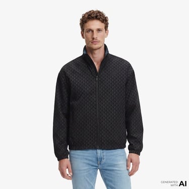  Calvin Klein Nylon Unfilled Reversible Erkek Siyah Ceket