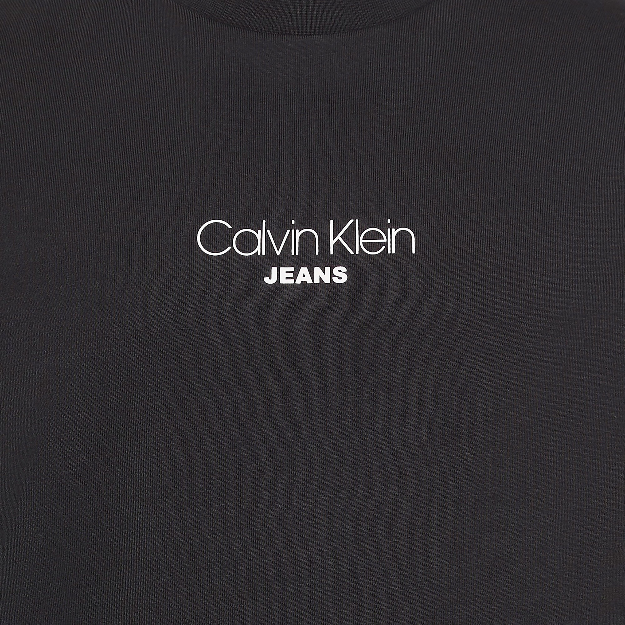 Calvin Klein Relaxed Fit Graphic  Erkek Siyah T-Shirt