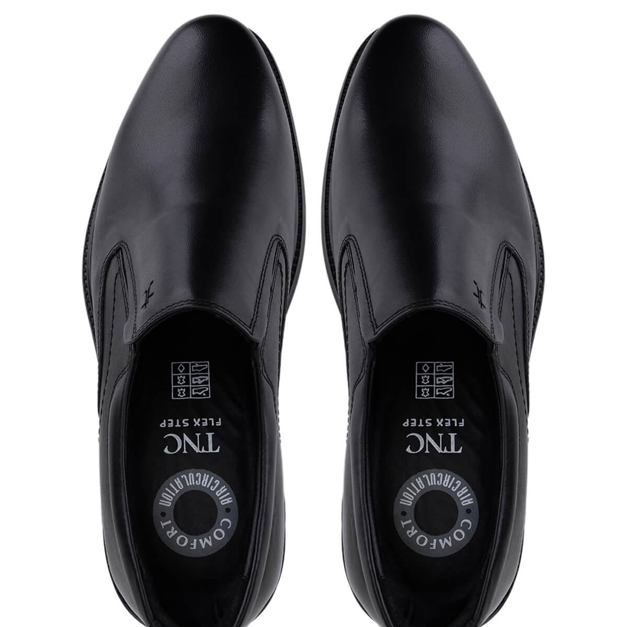 Tamer Tanca Erkek Hakiki Deri Siyah Casual Ayakkabı