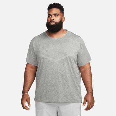  Nike Dri-Fit Rise 365 Ss Erkek Gri T-Shirt
