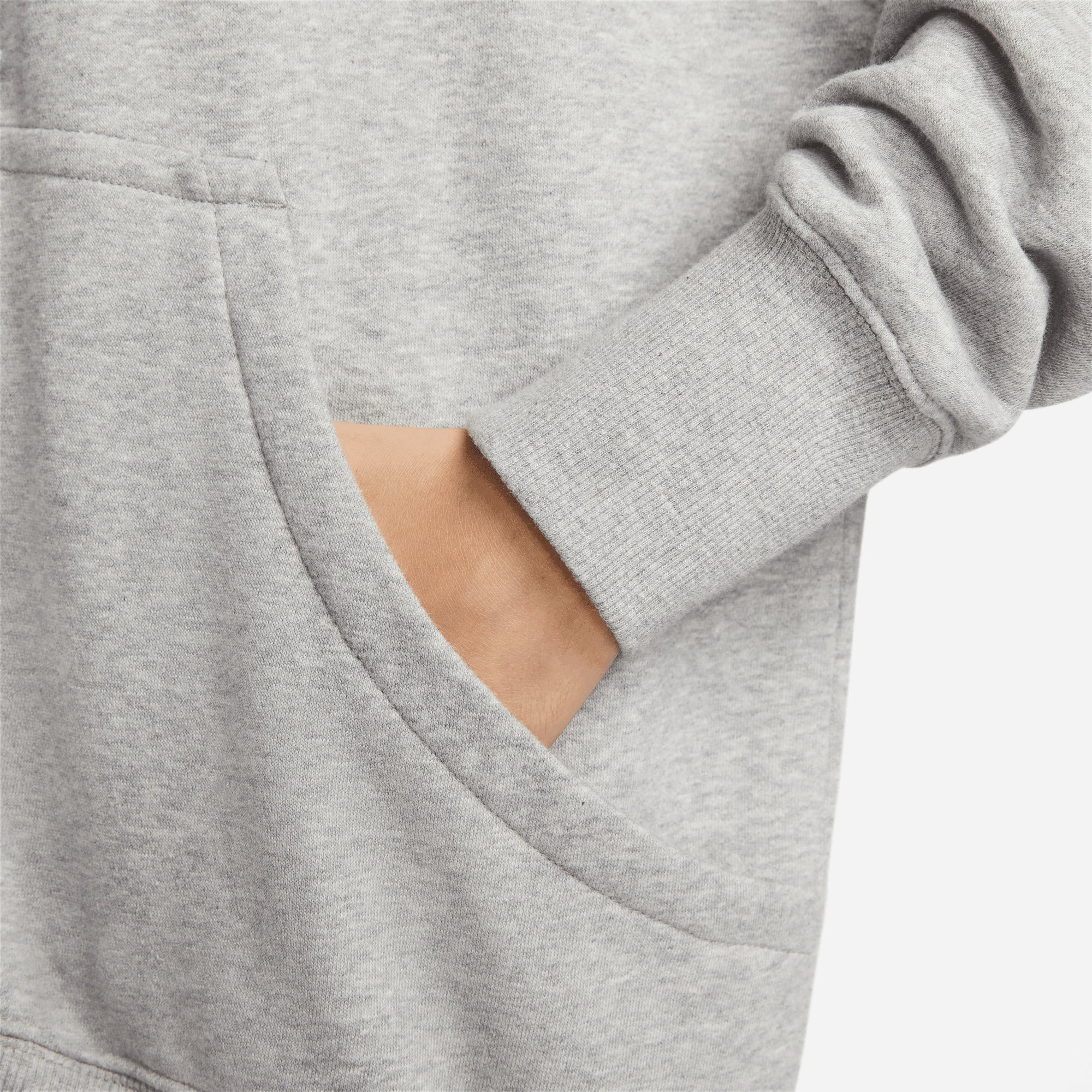 Nike Sportswear Phoenix Fleece Oversize Kadın Gri Hoodie