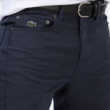  Lacoste Erkek Slim Fit Lacivert Jean Pantolon