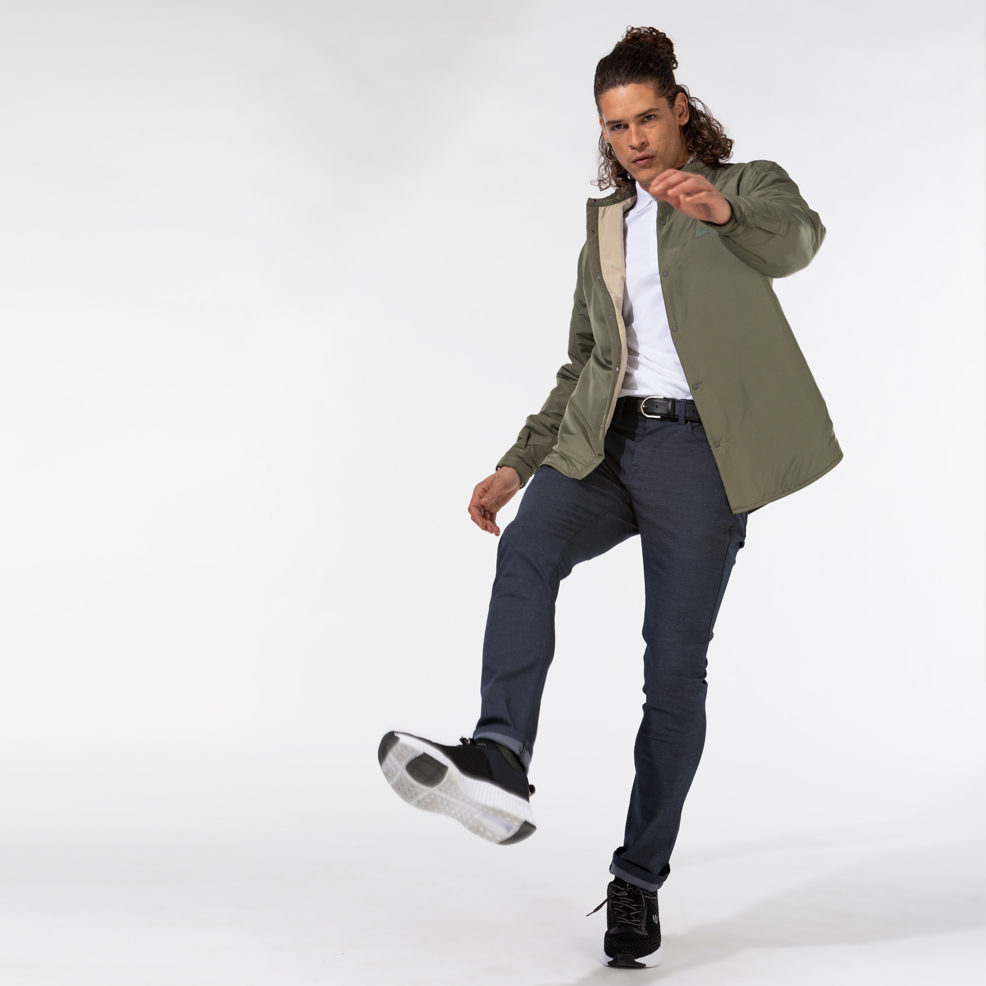 Lacoste Erkek Slim Fit Lacivert Jean Pantolon