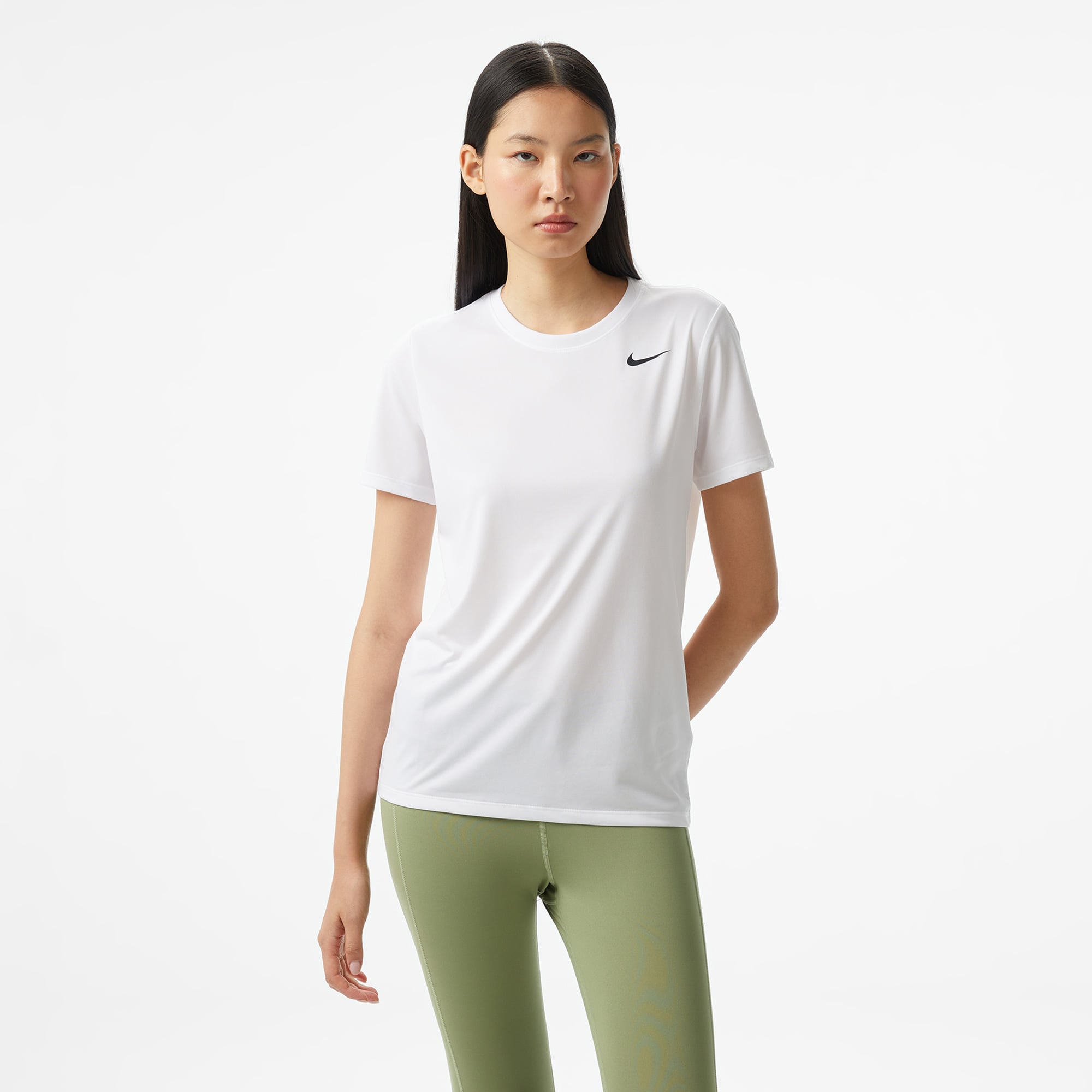  Nike Dri-Fit Kadın Beyaz T-Shirt