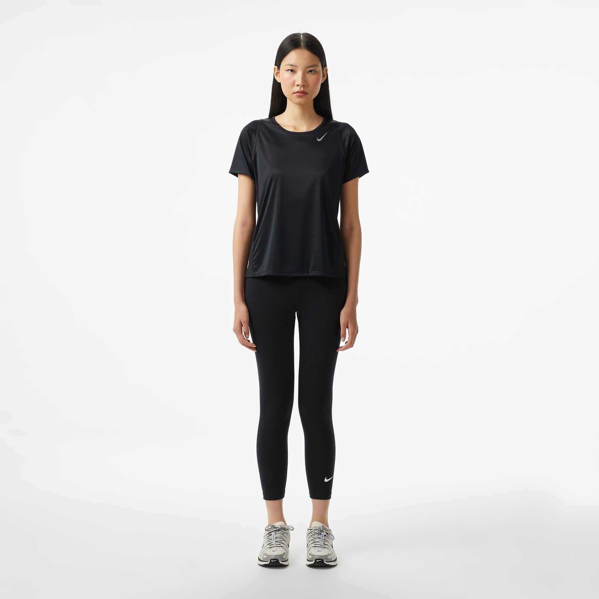  Nike Sportswear Classic High Rise 7/8 Kadın Siyah Tayt