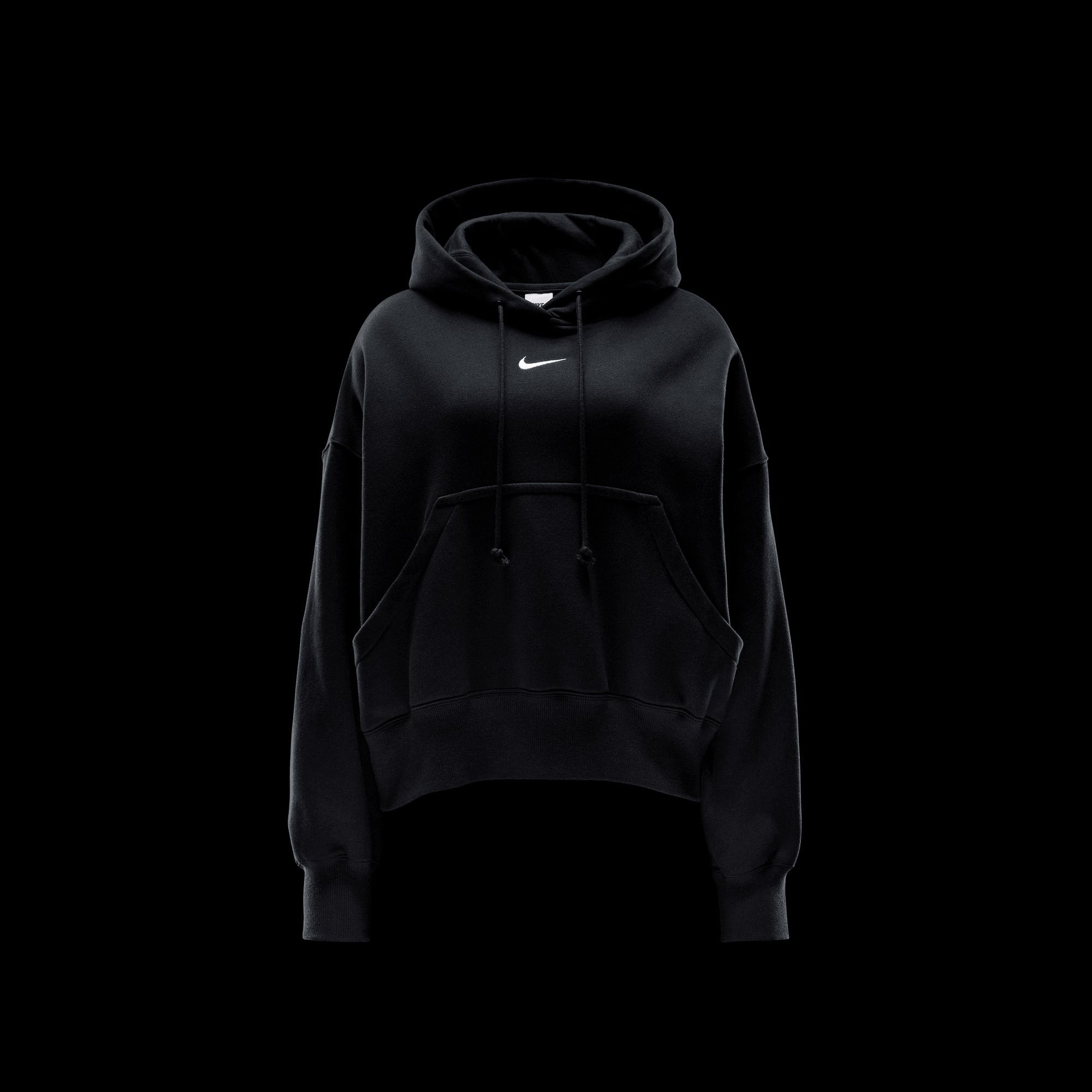 Nike Sportswear Phonnex Fleece Oversize Hoodie Kadın Siyah Hoodie