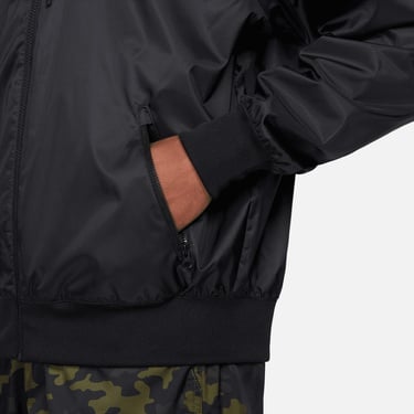  Nike Sportswear Heritage Essentials Windrunner Erkek Siyah Ceket