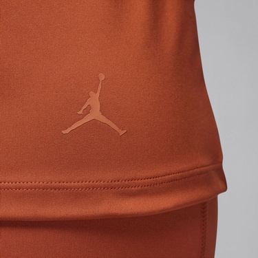  Jordan Sport Kadın Kahverengi Uzun Kollu T-Shirt