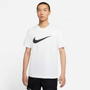  Nike Sportswear Icon Swoosh Erkek Beyaz T-Shirt