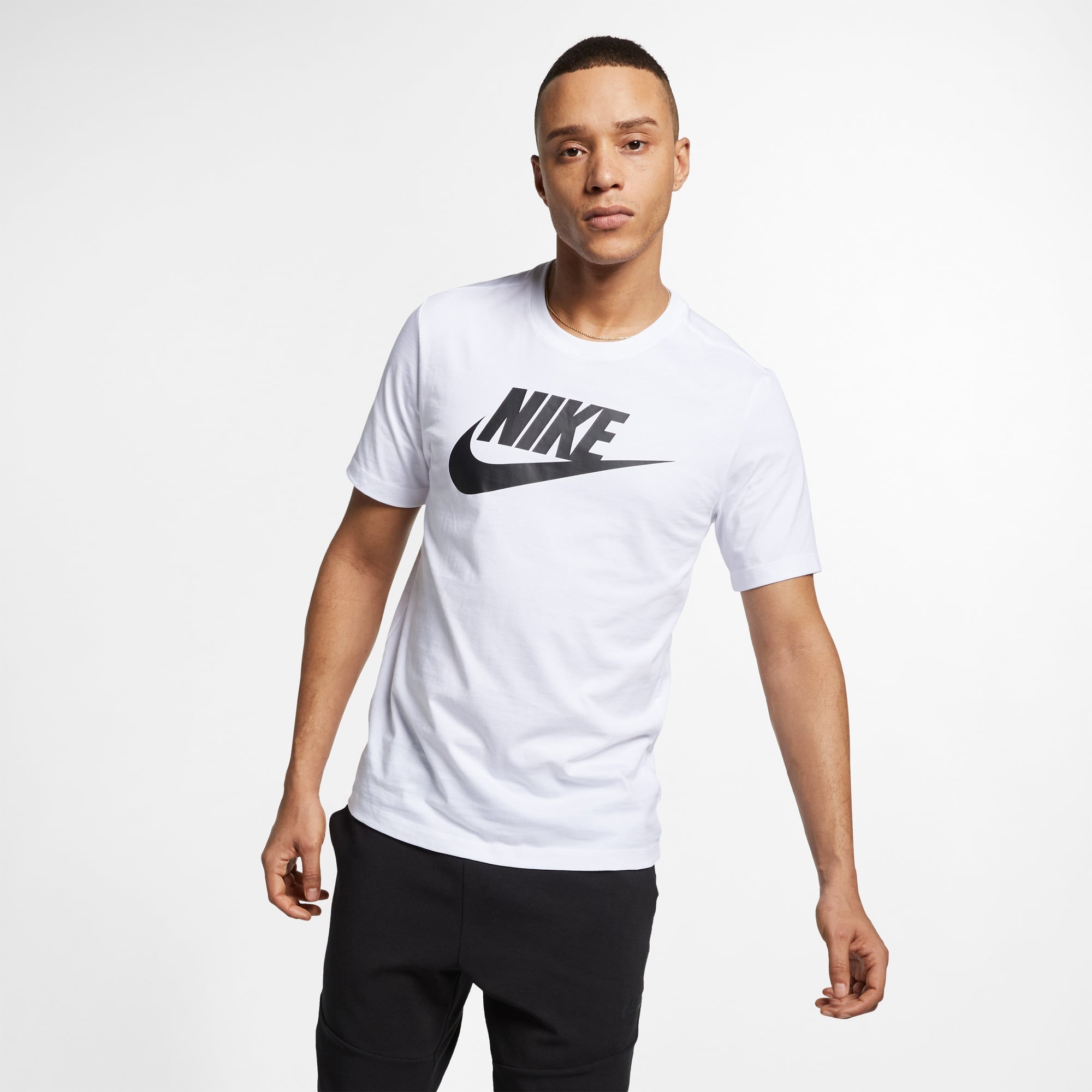 Nike Sportswear Icon Futura Erkek Beyaz T-Shirt