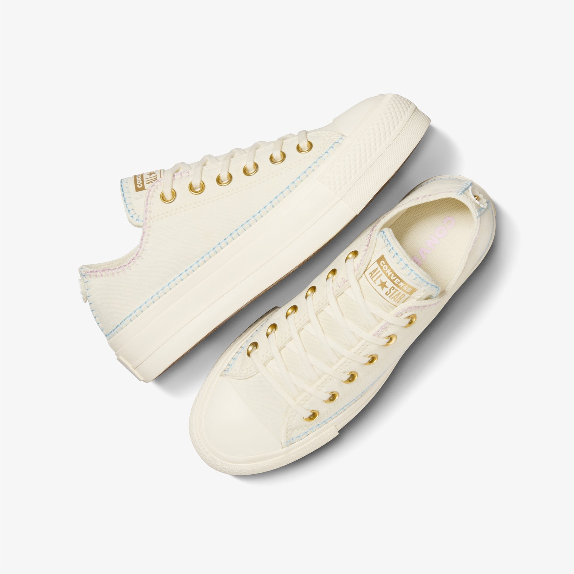 Converse Chuck Taylor All Star Lift Unisex Bej Platform Sneaker