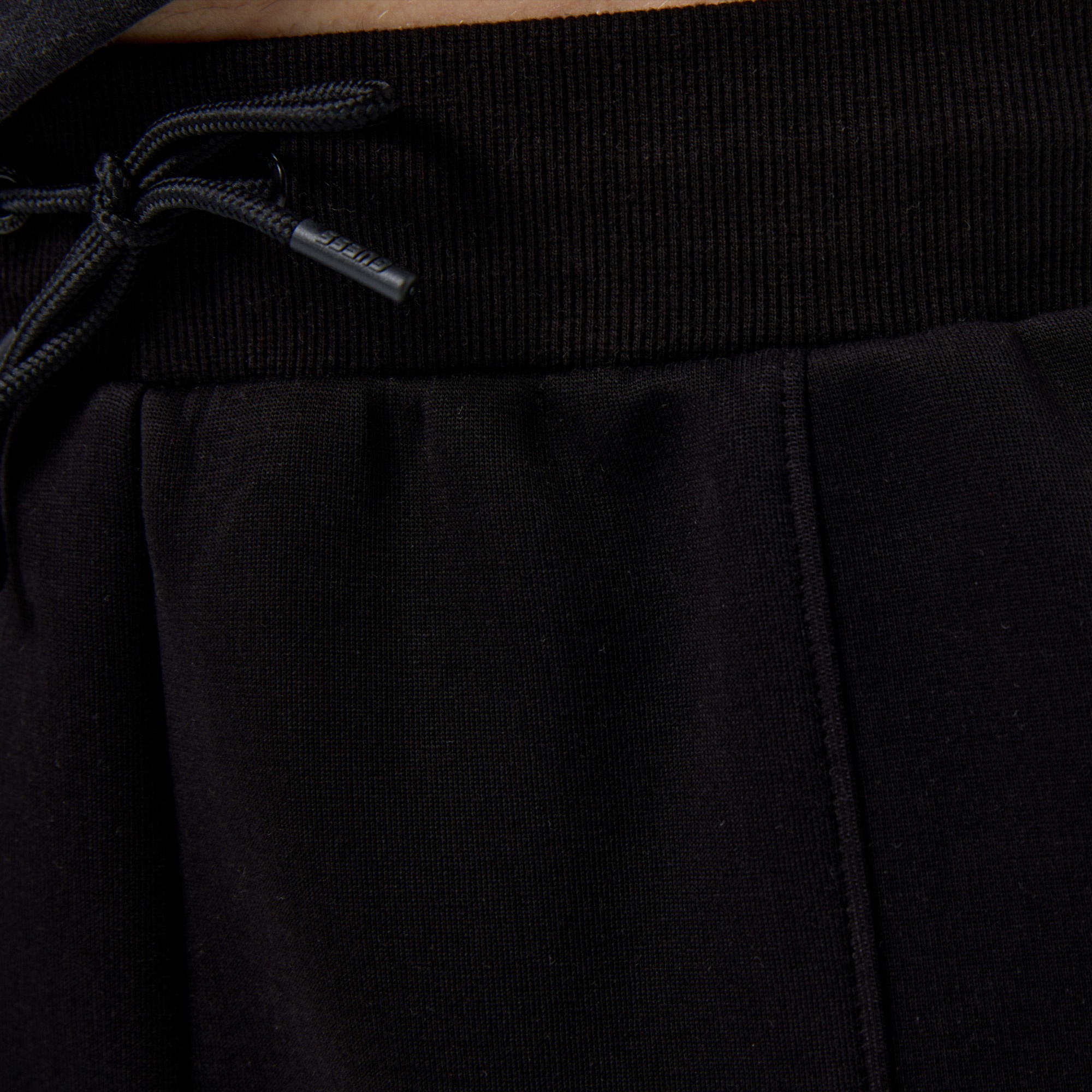 Guess Mickey Cuff Erkek Siyah Pantolon