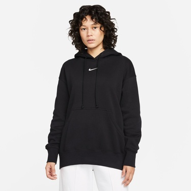  Nike Sportswear Phoenix Fleece Kadın Siyah Hoodie