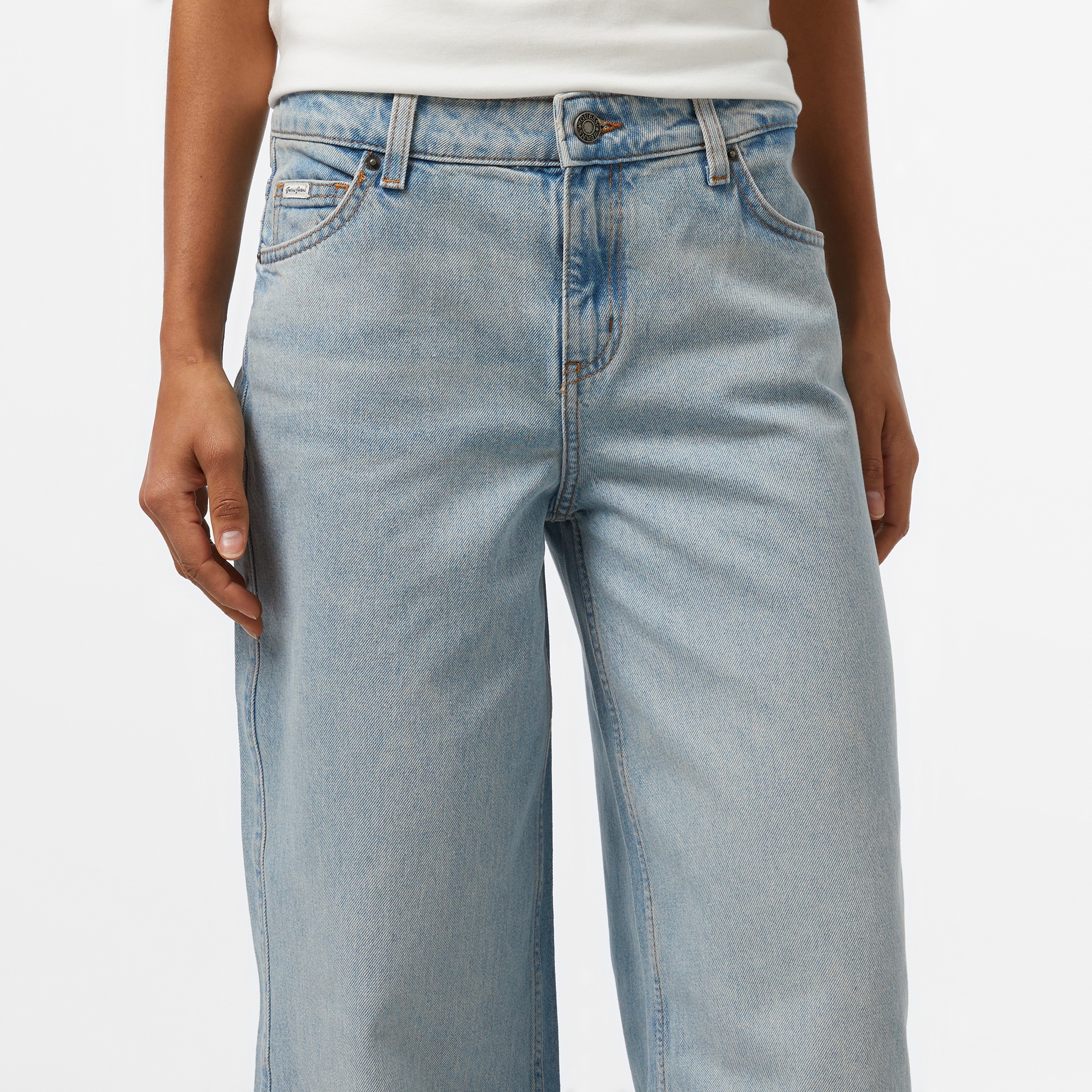 Guess G11 Wide Leg Eco Kadın Açık Mavi Jean