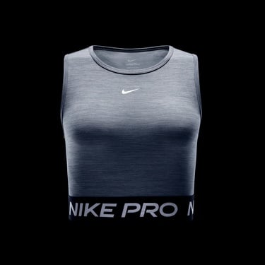  Nike Pro Dri-Fit 365 Kadın Gri Crop T-Shirt
