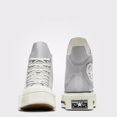  Converse Chuck 70 De Luxe Squared Unisex Gri Platform Sneaker