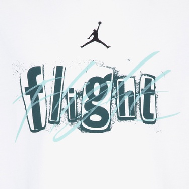  Jordan Flight Team Çocuk Beyaz Kısa Kol T-Shirt