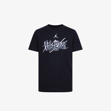 Jordan Flight Team Çocuk Siyah Kısa Kol T-Shirt