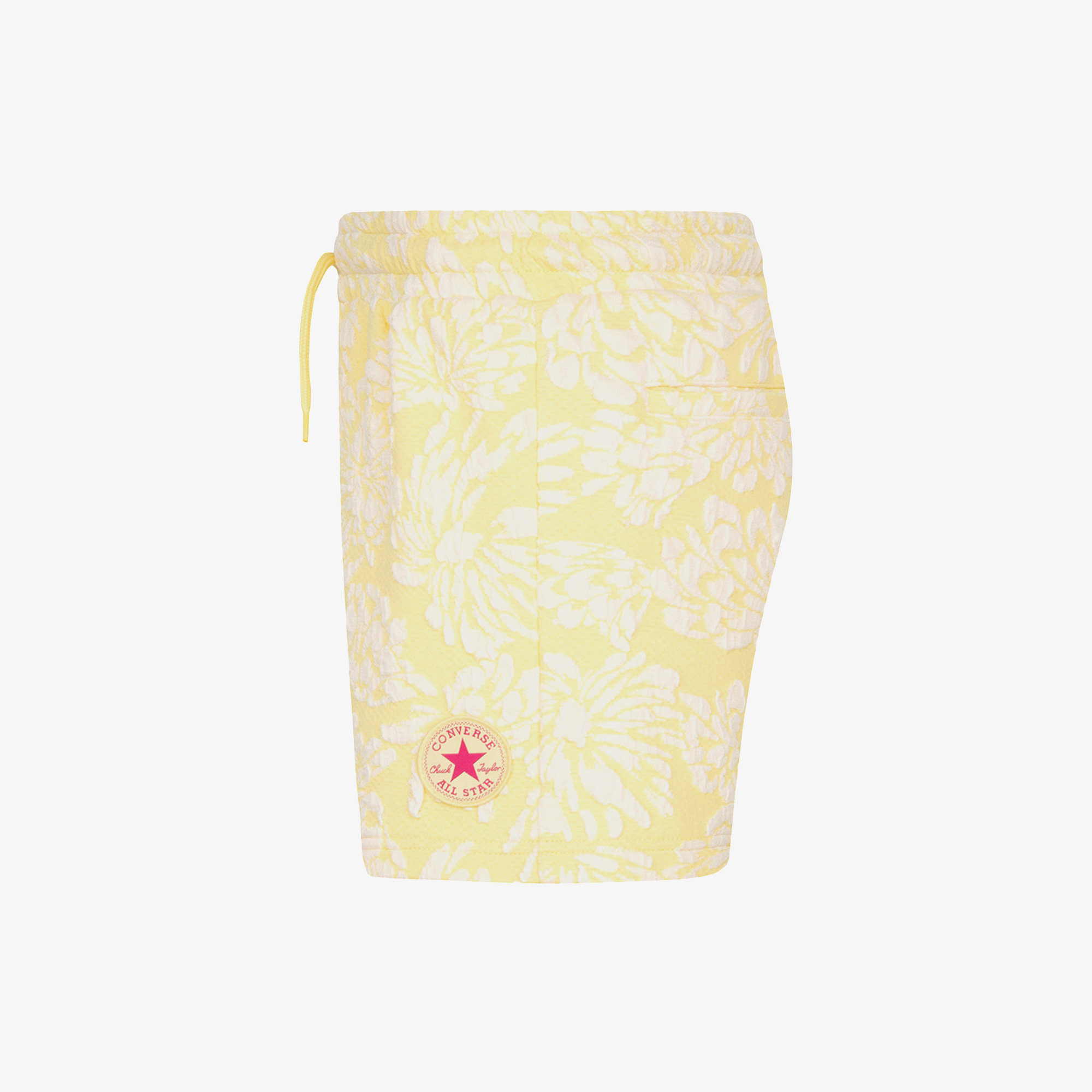Converse Floral Jacquard Çocuk Sarı Şort