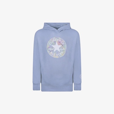  Converse Oversized Chuck Patch Çocuk Mavi Hoodie