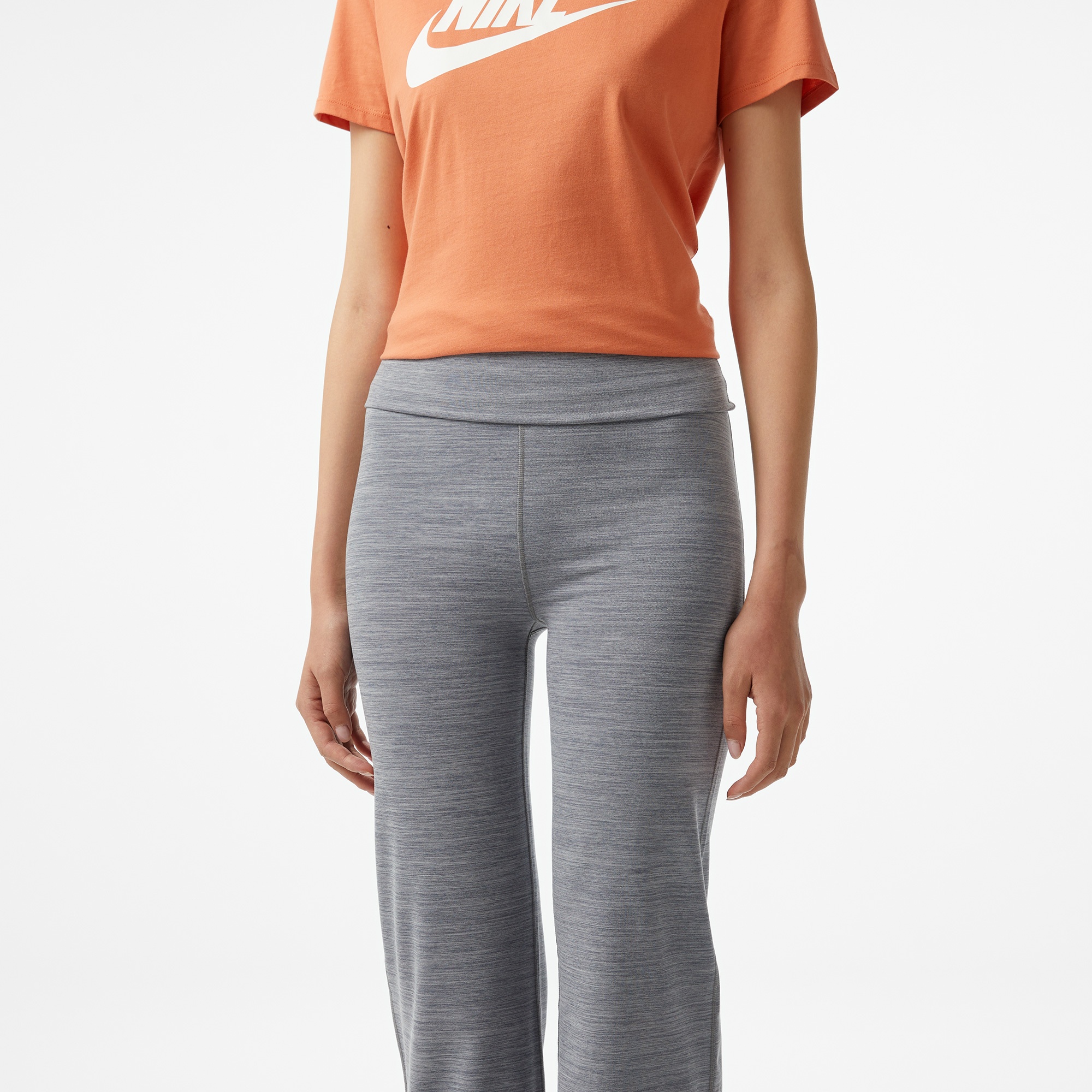 Nike One Dri-Fit High Rise Kadın Gri Eşofman Altı