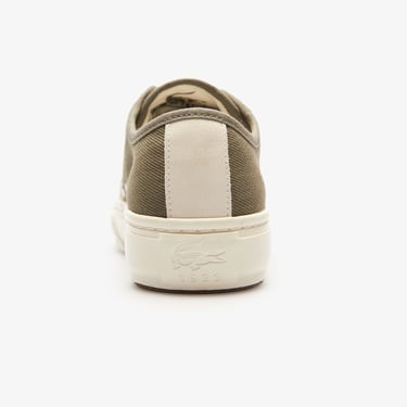  Lacoste Backcourt Erkek Haki Sneaker