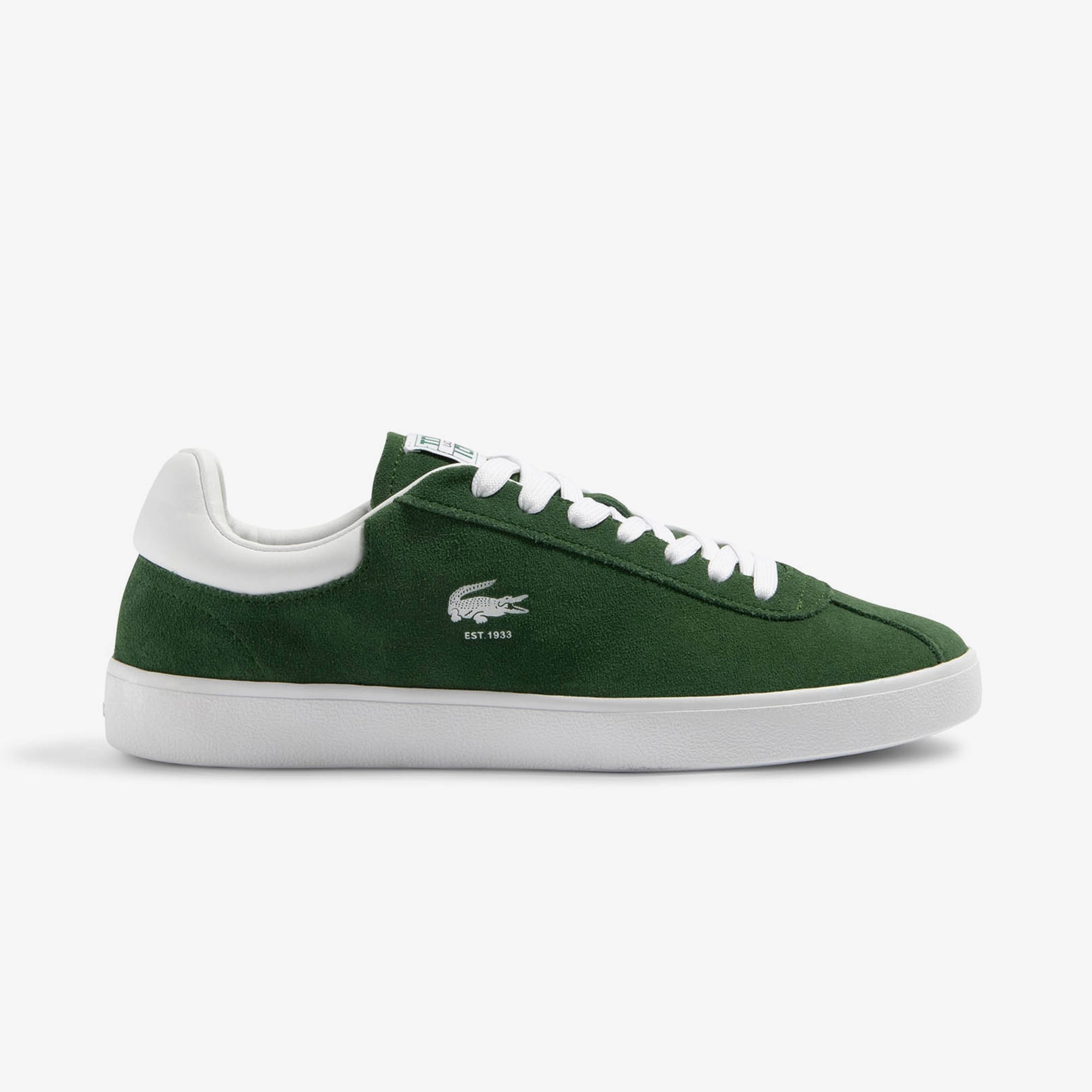  Lacoste Baseshot Erkek Yeşil Sneaker
