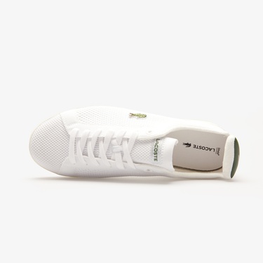  Lacoste Carnaby Piqué Erkek Beyaz Sneaker