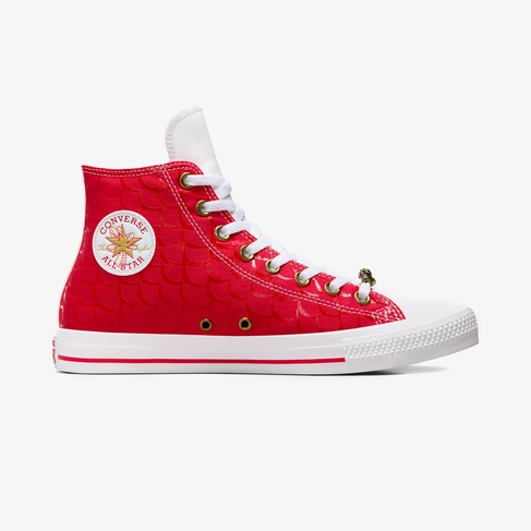  Converse Chuck Taylor All Star Lunar New Year Dragon Scale Unisex Kırmızı Sneaker