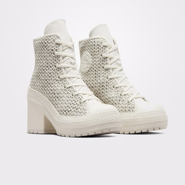  Converse Chuck 70 De Luxe Heel Unisex Krem Platform Sneaker
