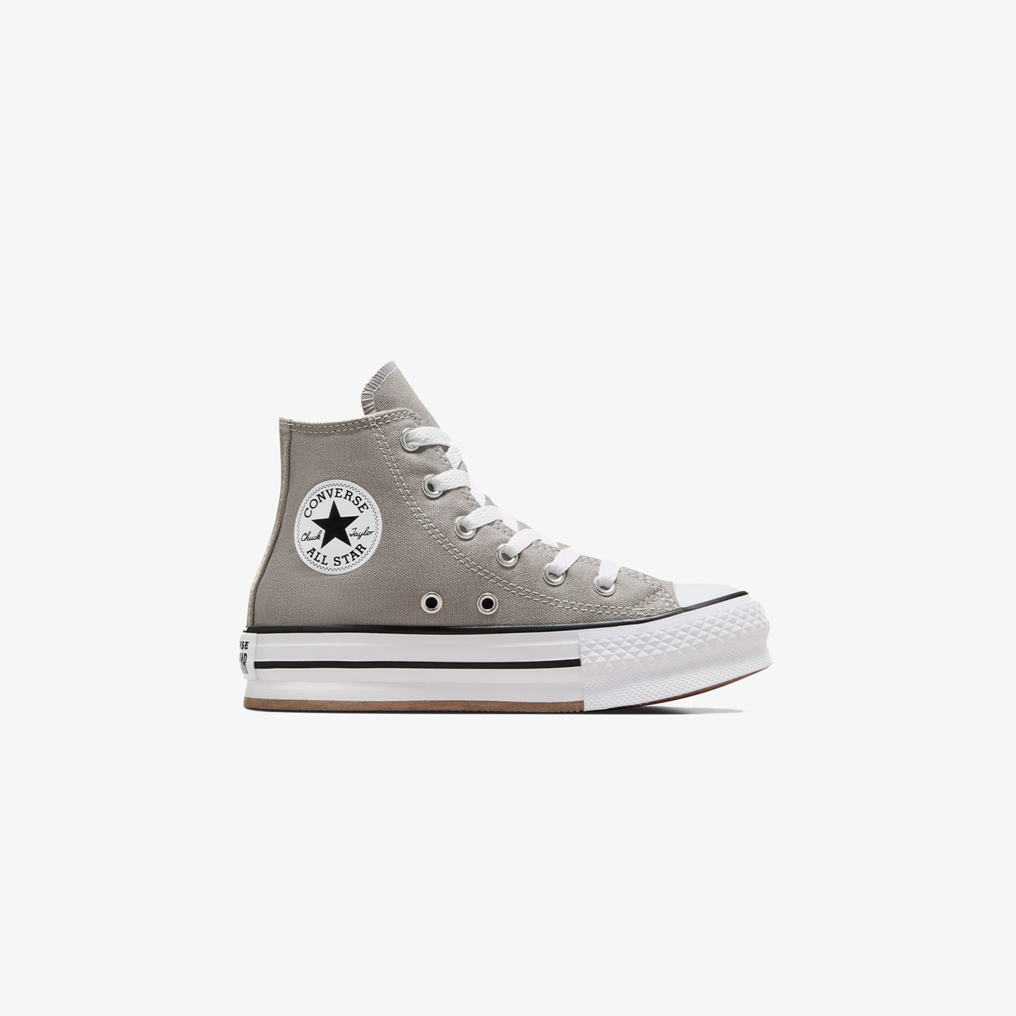  Converse Chuck Taylor All Star EVA Lift Çocuk Gri Platform Sneaker