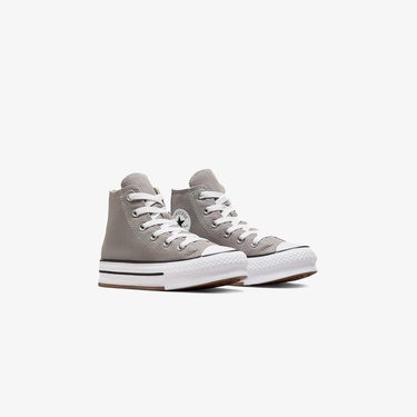  Converse Chuck Taylor All Star EVA Lift Çocuk Gri Platform Sneaker